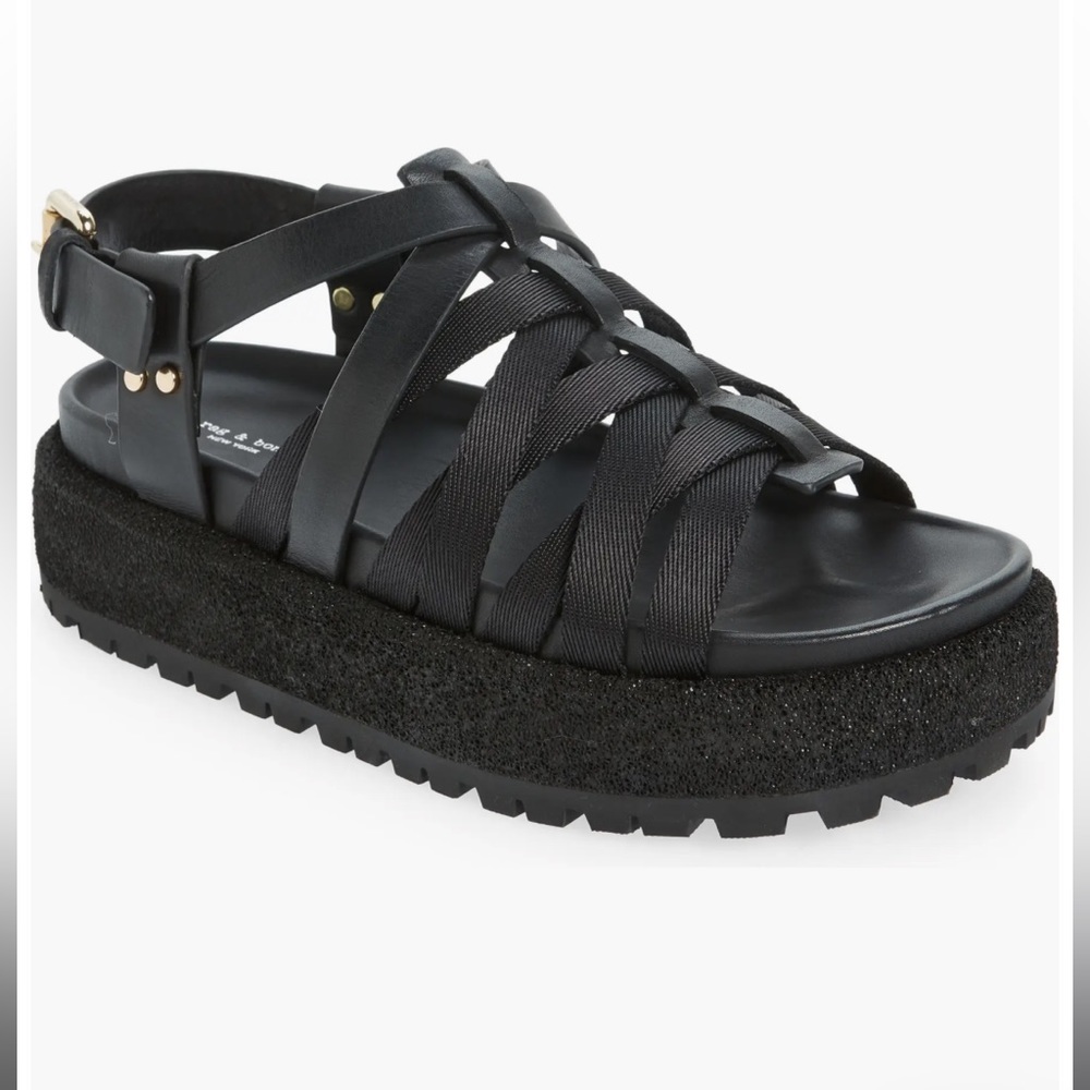 Rag & Bone Black Park Sandal size 37 (6.5/7)